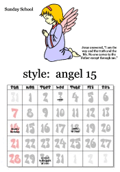 2024 angel calendar