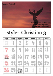 March Christian calendar
