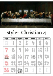 April Christian calendar