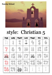 May Christian calendar