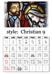 September Christian calendar
