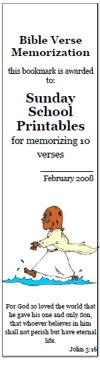 Walking on Water bookmark