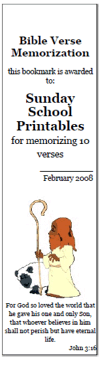 Good Shepherd bookmark