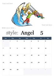 Guardian angel with children at a swing