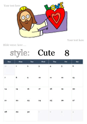 Jesus pointing to a heart with LOVE