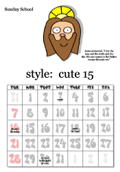 2025 Jesus calendar